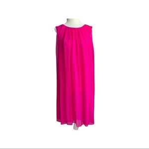 ADAM by Adam Lippes Hot pink silk swing dress